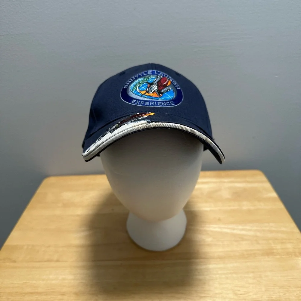 Shuttle Launch Experience Navy Blue Hat Cap Baseball Kennedy Space Center Nasa - Picture 3 of 7